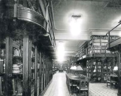 La Biblioteca del Centre de Lectura l’any 1921