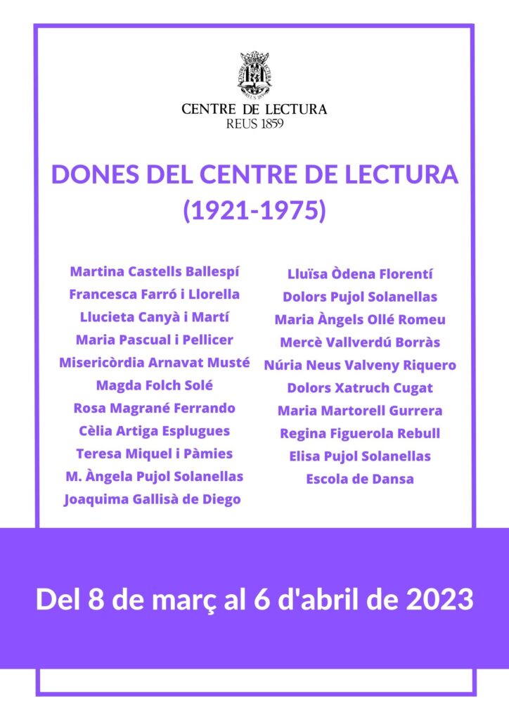 Dones del Centre, 1921-1975